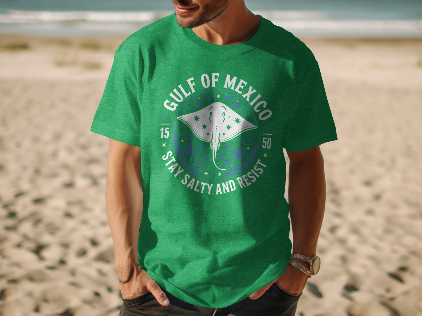 Gulf of Mexico Stay Salty and Resist T-shirt product type