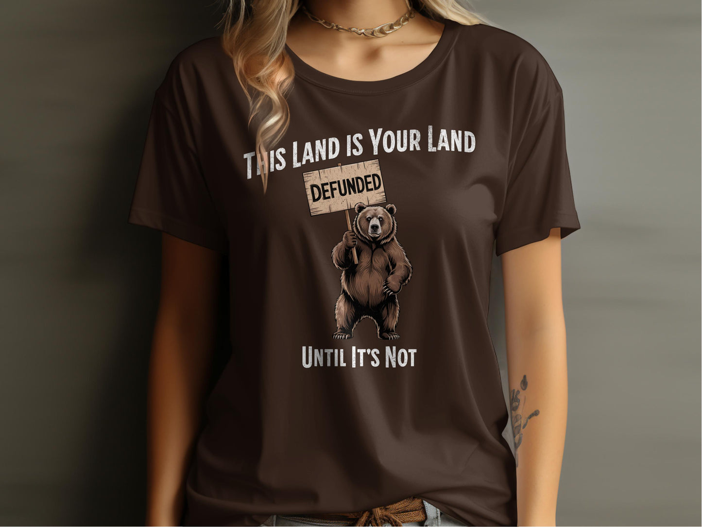 This Land Is Your Land Defunded Graphic T-Shirt product type