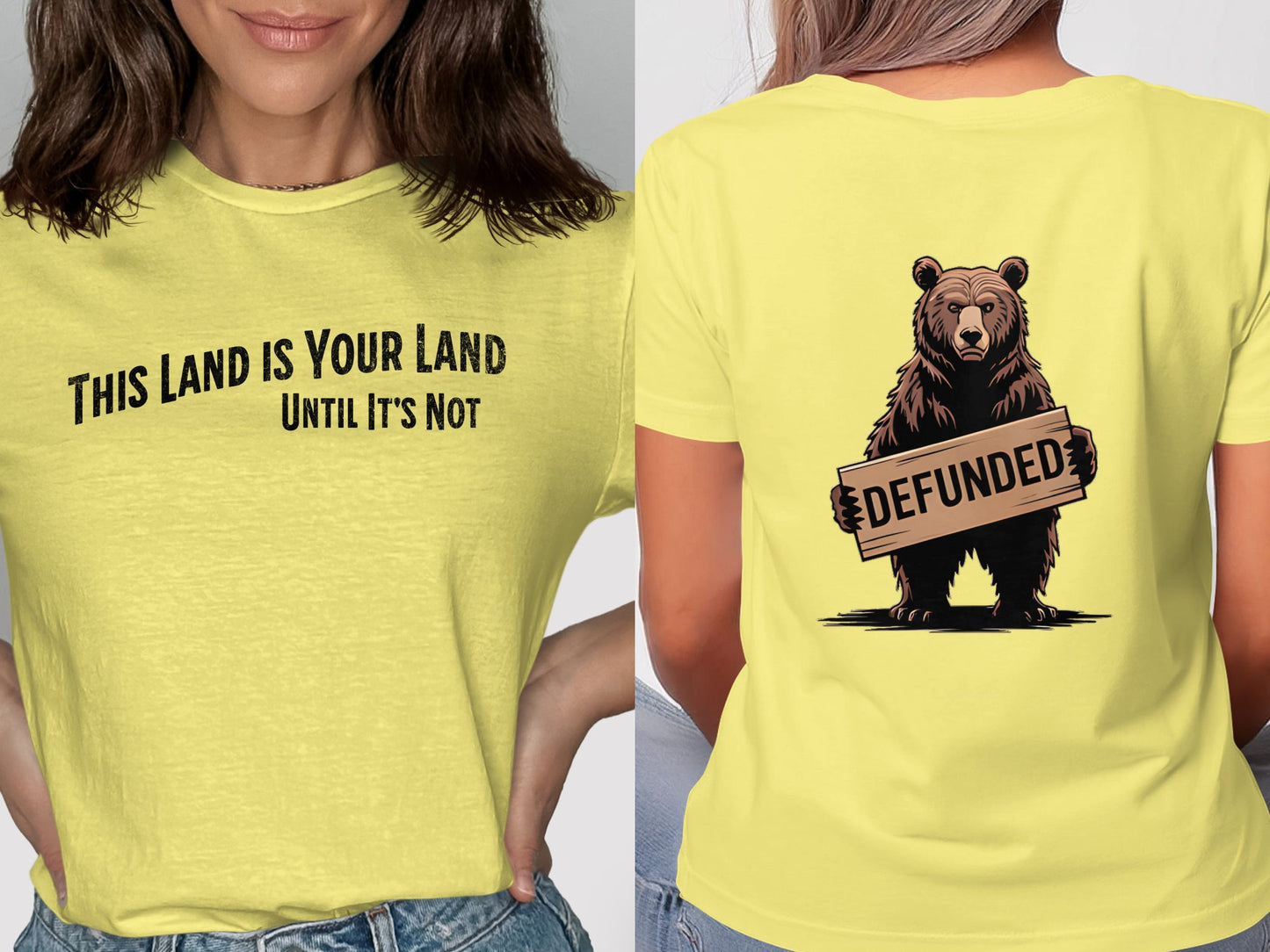 Statement Bear This Land Is Your Land T-shirt product