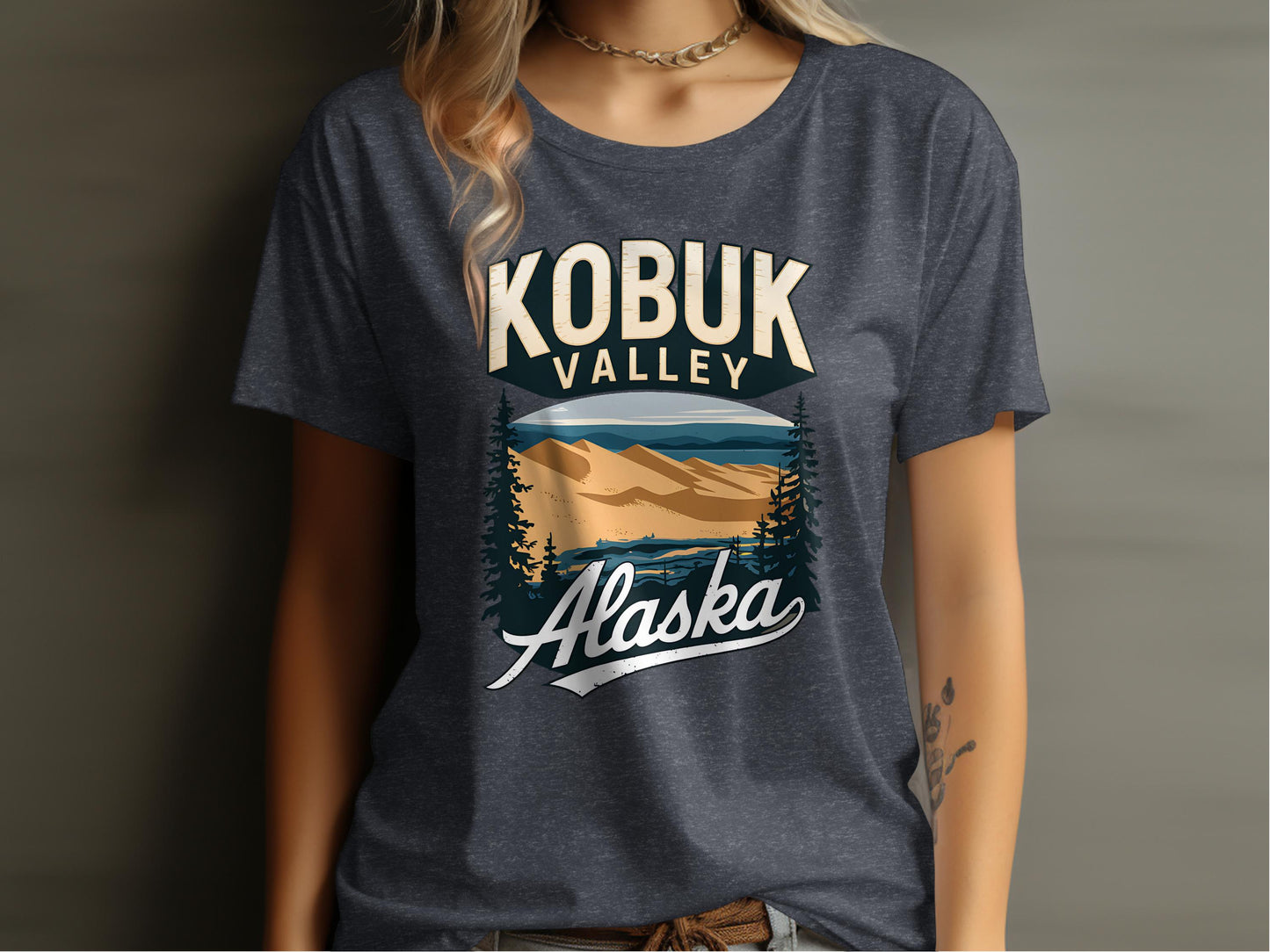 Kobuk Valley Alaska Graphic Print T-shirt product