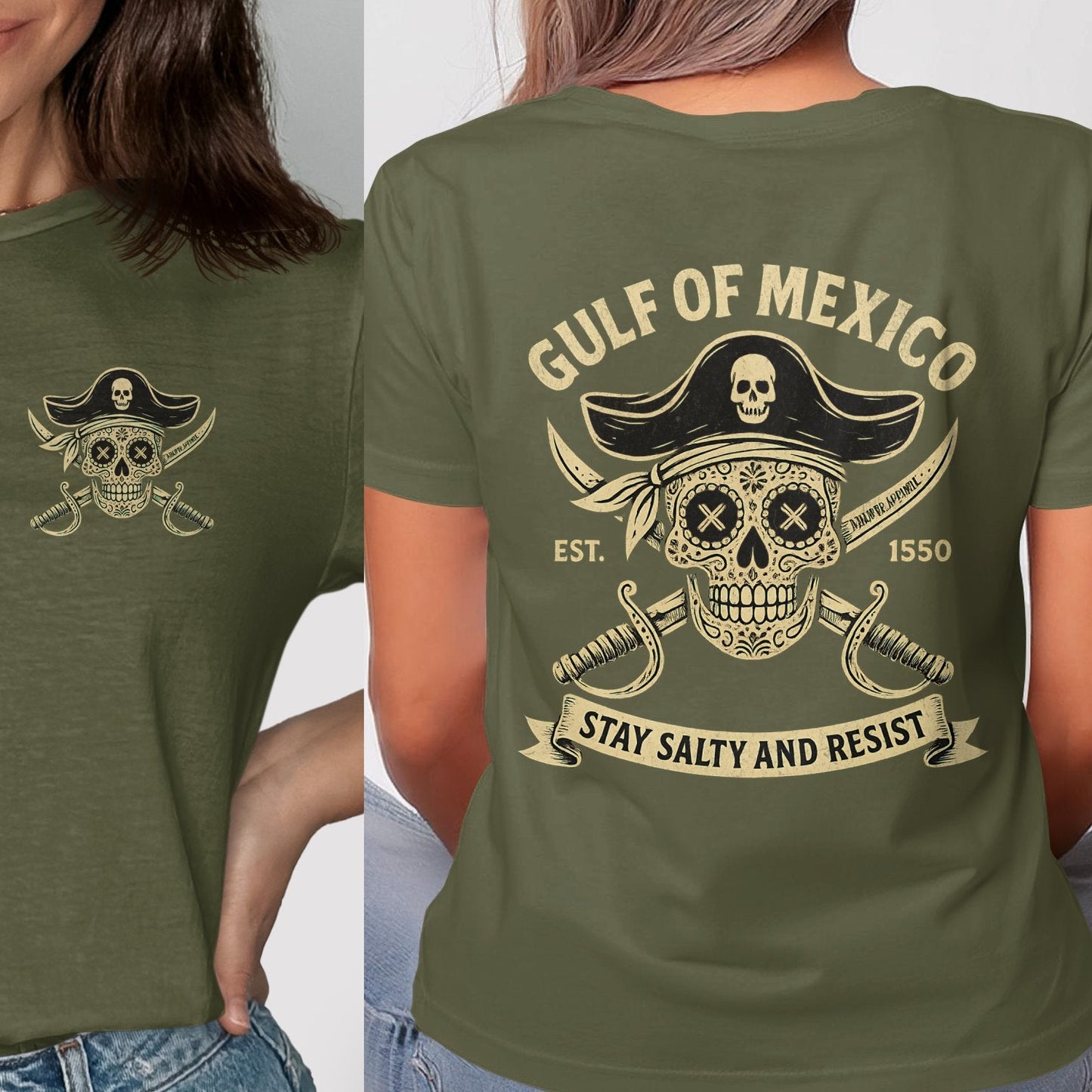 Gulf of Mexico Stay Salty and Resist T-shirt product