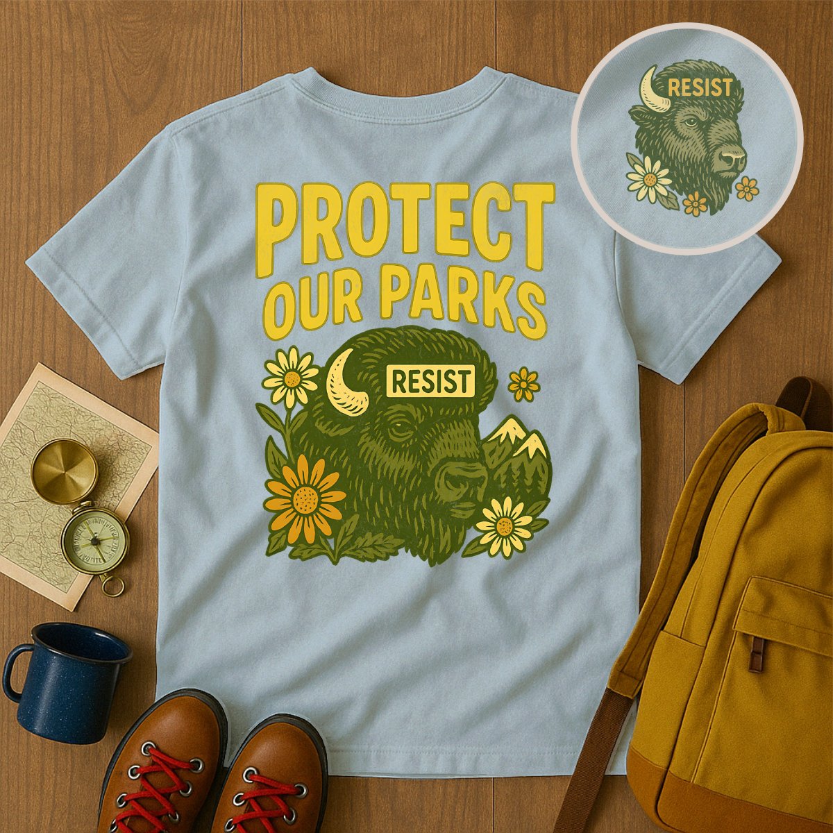 Protect Our Parks Resist Graphic T-Shirt product