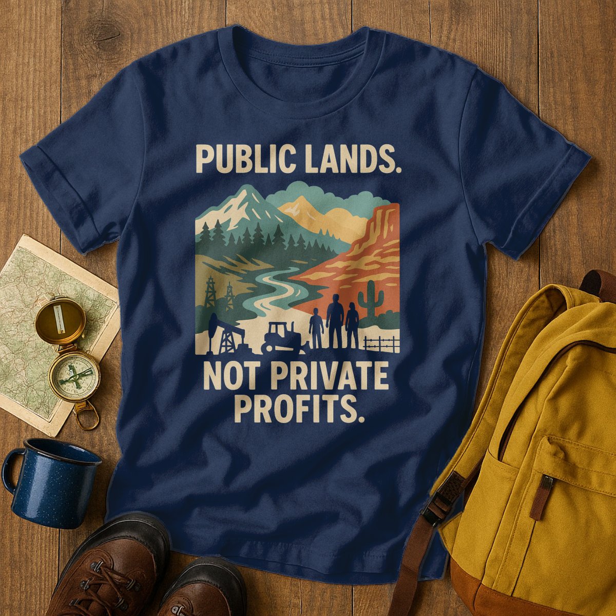 Public Lands Not Private Profits Graphic Tee product
