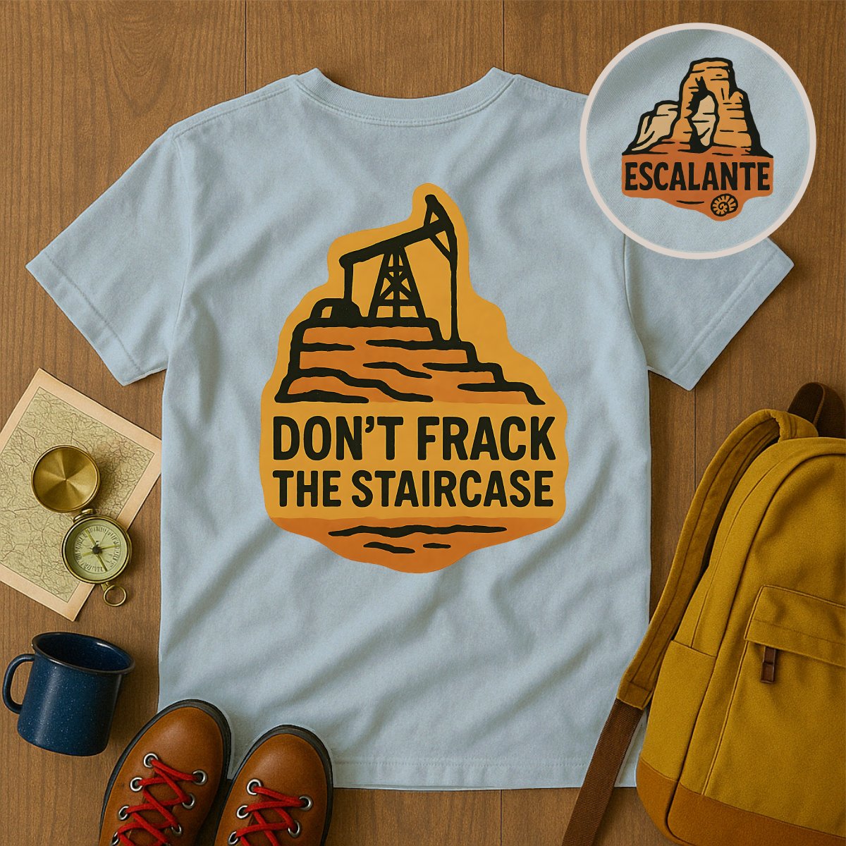 Don't Frack The Staircase Graphic T-shirt product