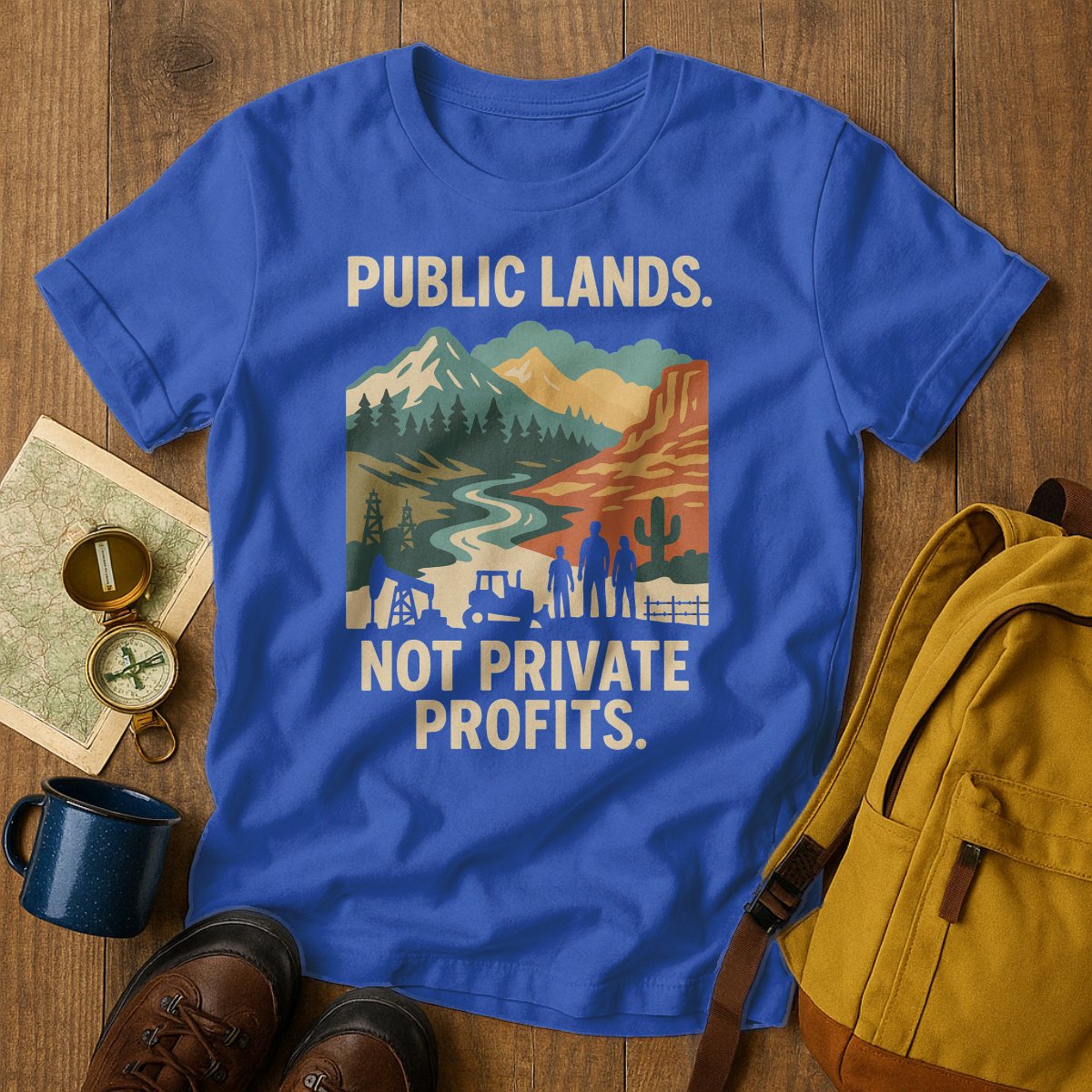 Public Lands Not Private Profits Statement T-Shirt product