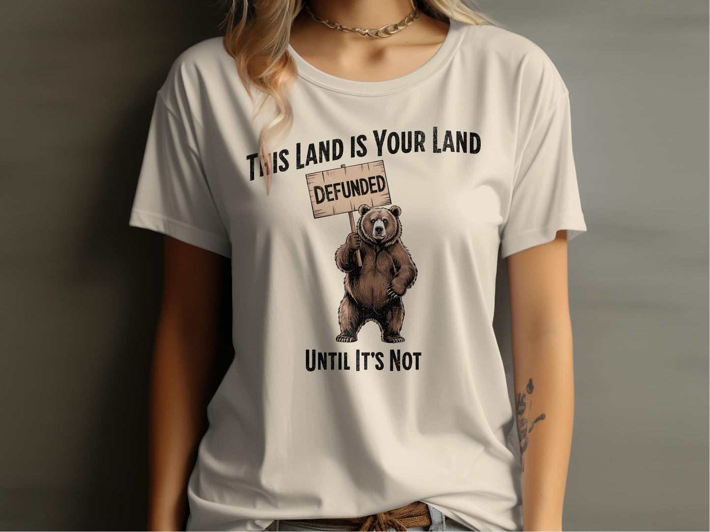 This Land Is Your Land Defunded Graphic Tee product