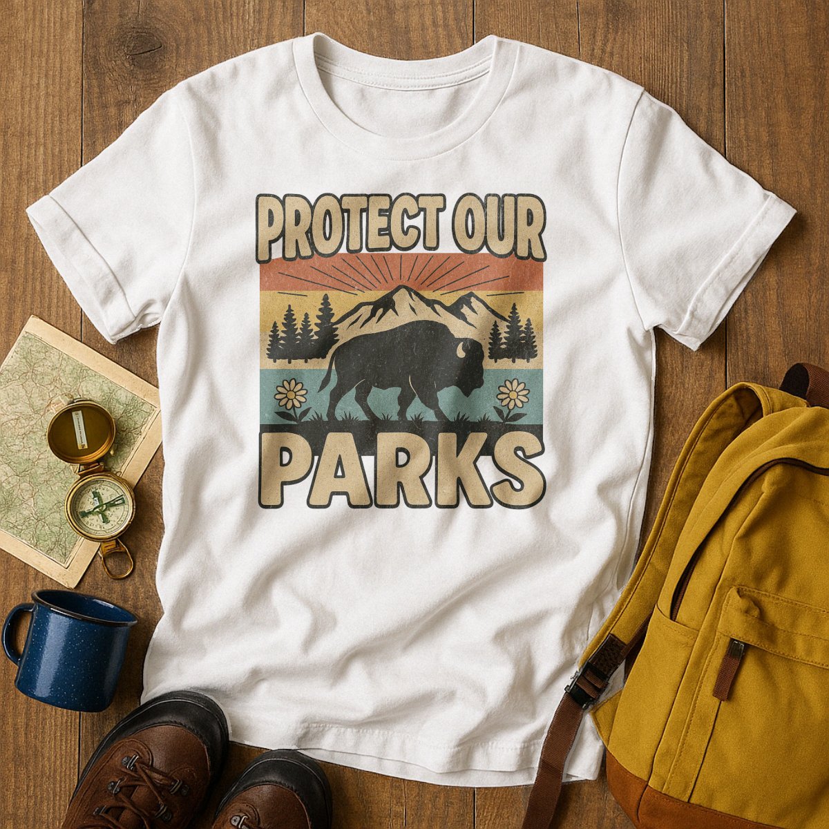 Protect Our Parks Graphic T Shirt Outdoor Adventure product