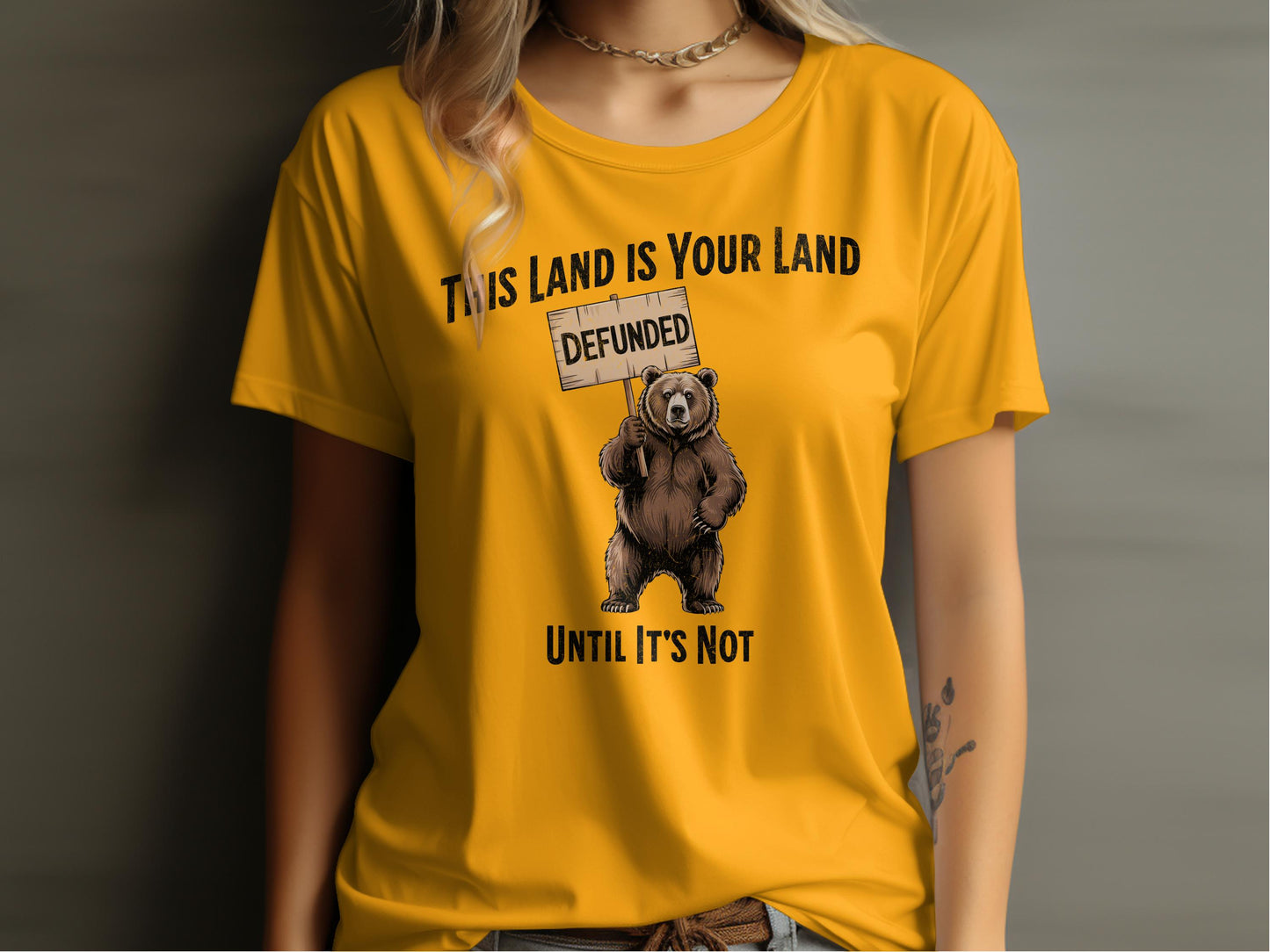 This Land is Your Land Defunded T-Shirt product type