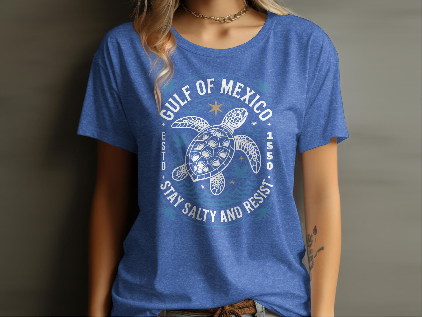 Gulf of Mexico Stay Salty and Resist Turtle product type
