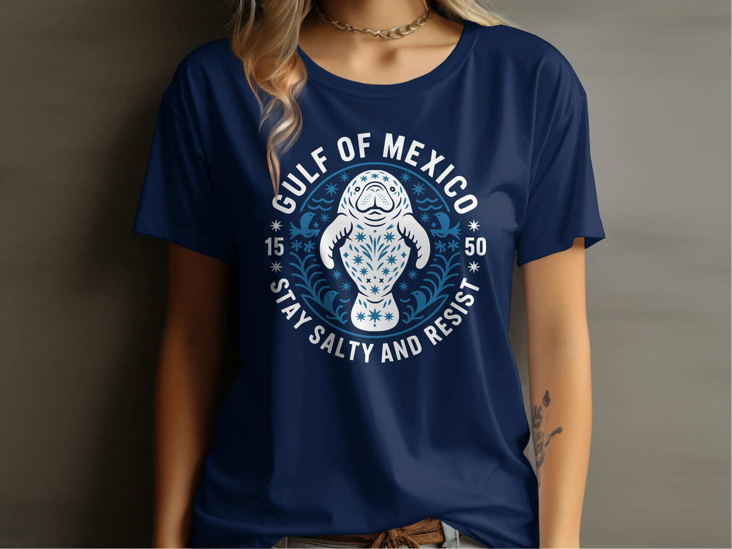 Gulf of Mexico Stay Salty and Resist T-Shirt product