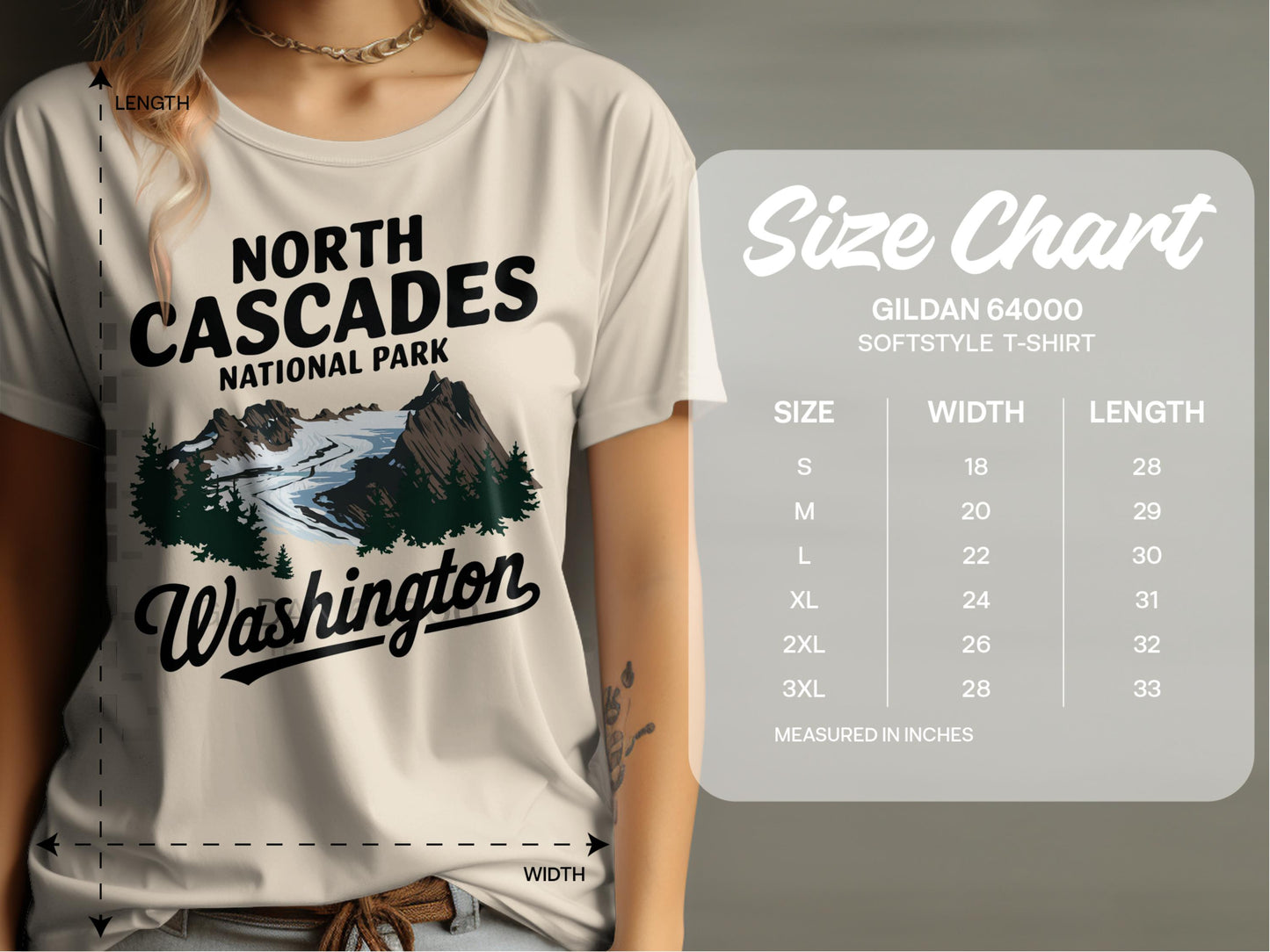 North Cascades National Park Washington T-shirt product