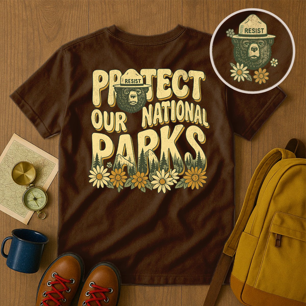Protect Our National Parks Resist Bear T-Shirt product type