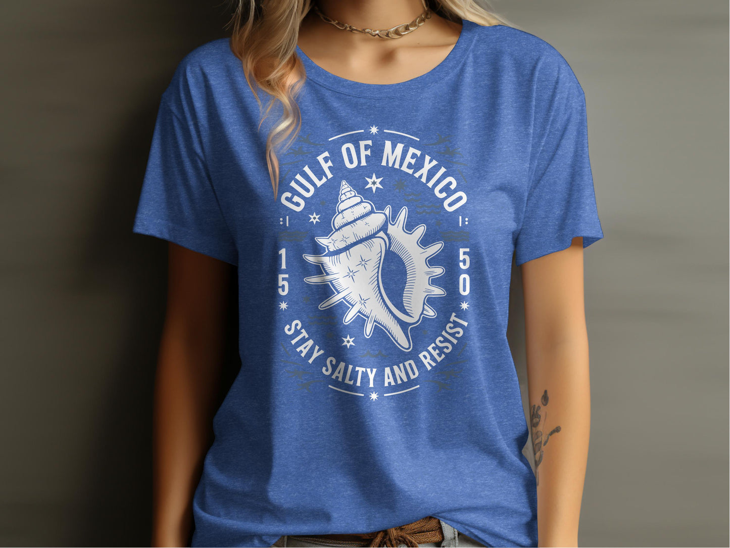 Gulf of Mexico Stay Salty and Resist Graphic T-shirt product