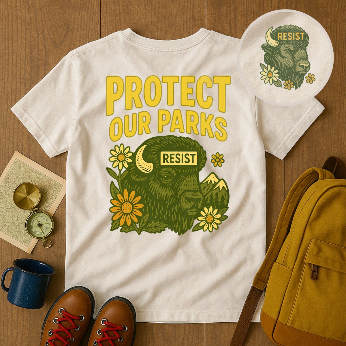 Protect Our Parks Resist Graphic T-Shirt product type