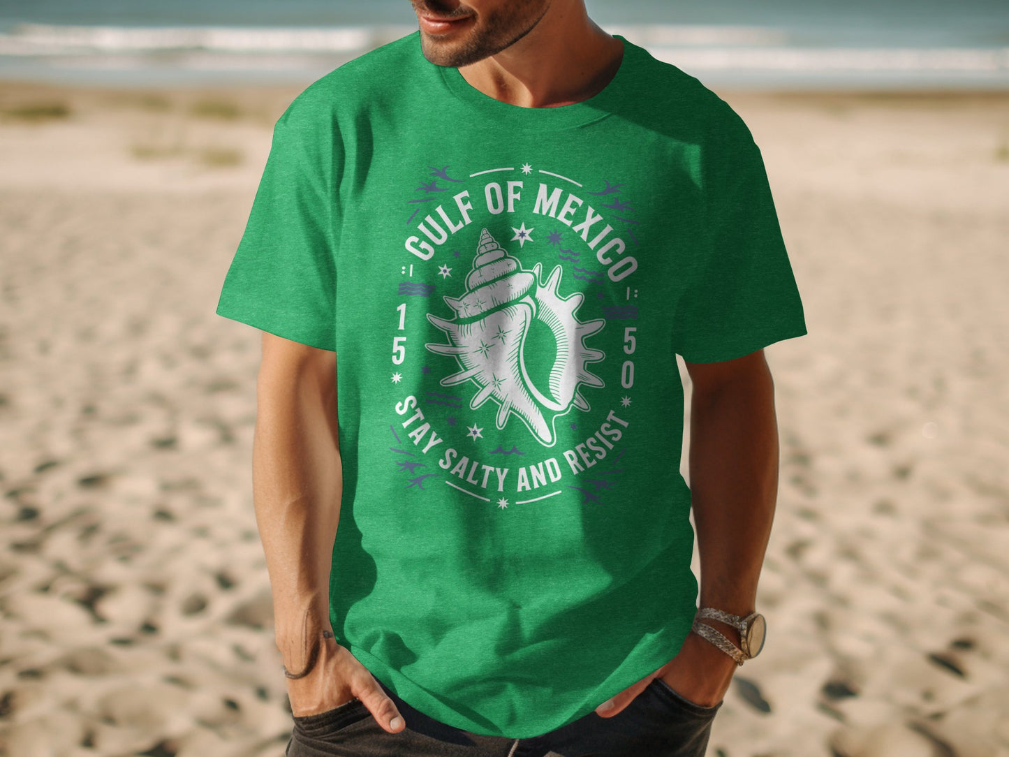 Gulf of Mexico Stay Salty and Resist T-Shirt product