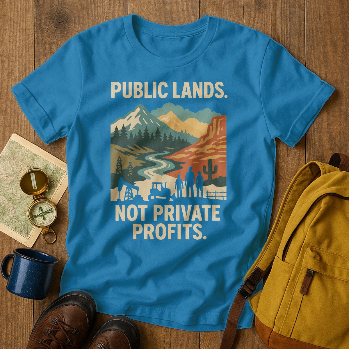 Public Lands Not Private Profits Graphic T-shirt product