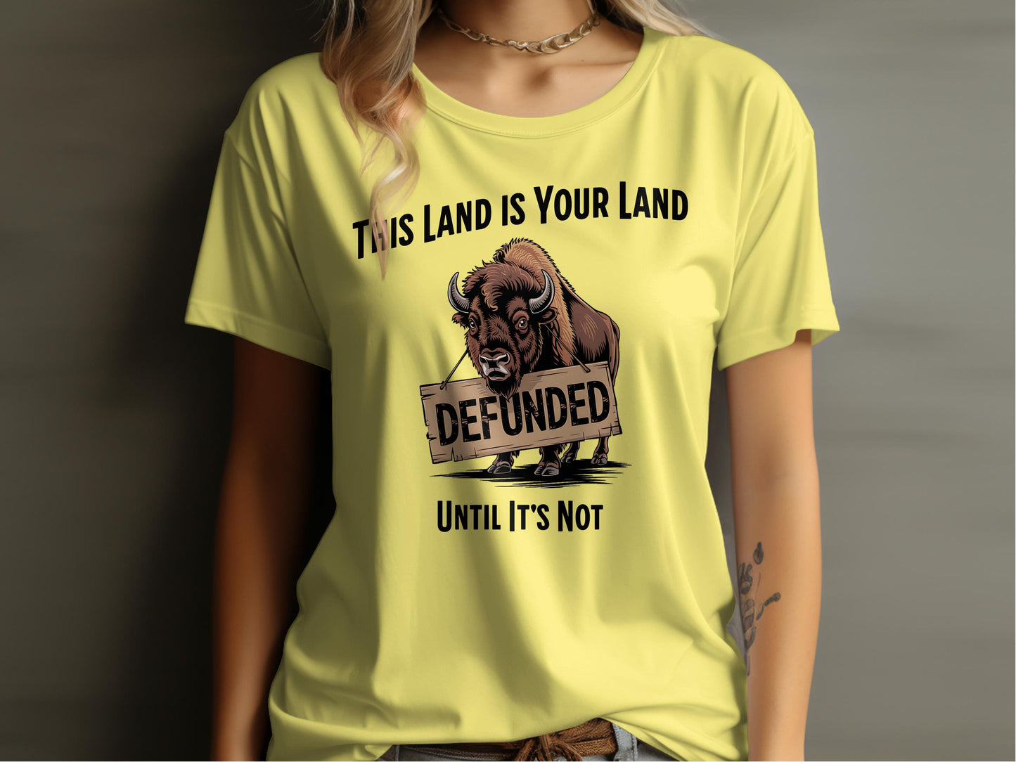 This Land Is Your Land Defunded Until It's Not shirt