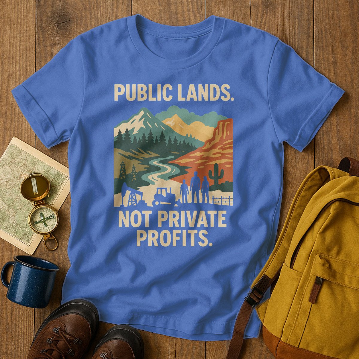 Public Lands Not Private Profits Graphic Tee product