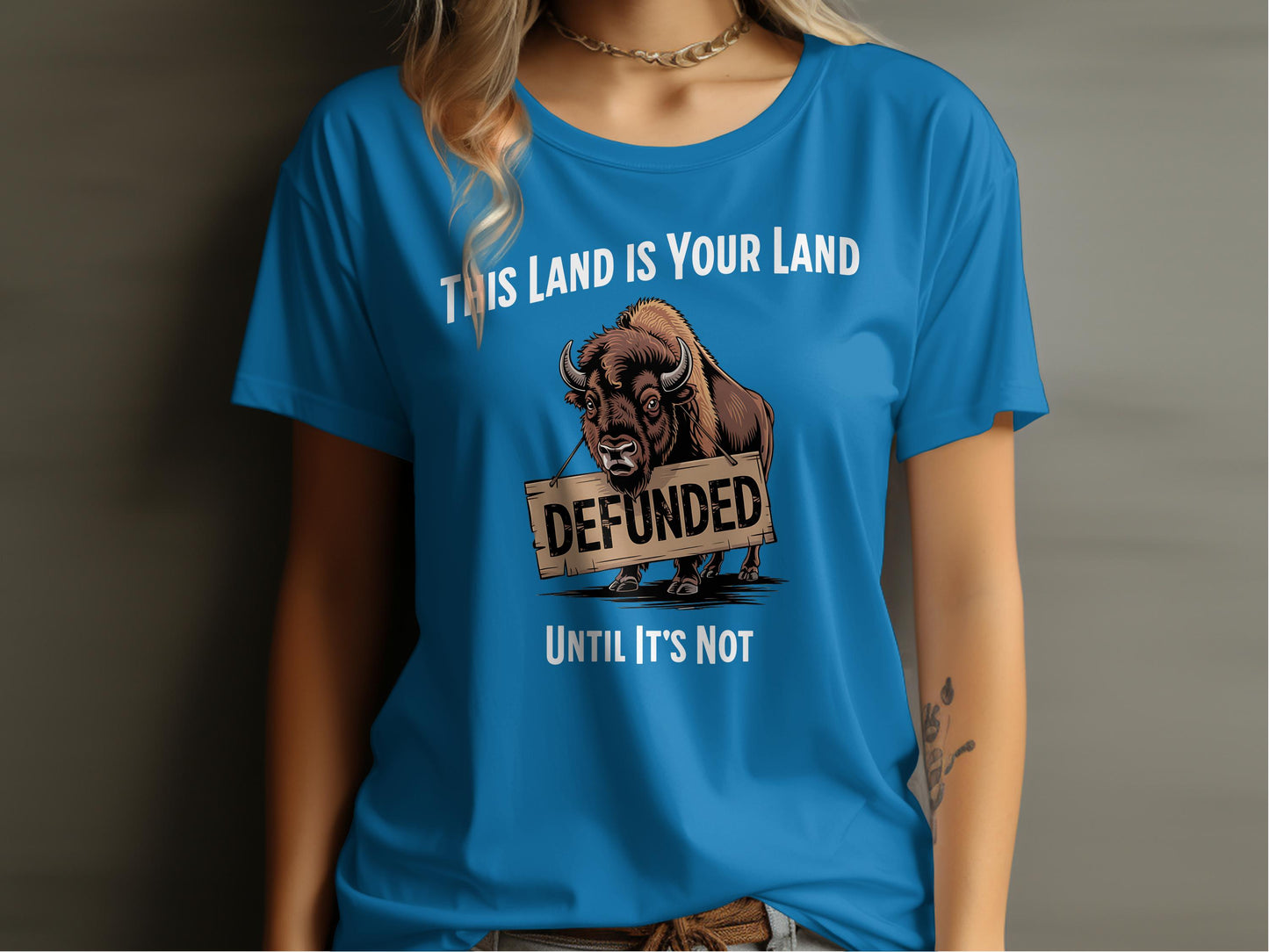 This Land is Your Land Defunded Graphic T-shirt product