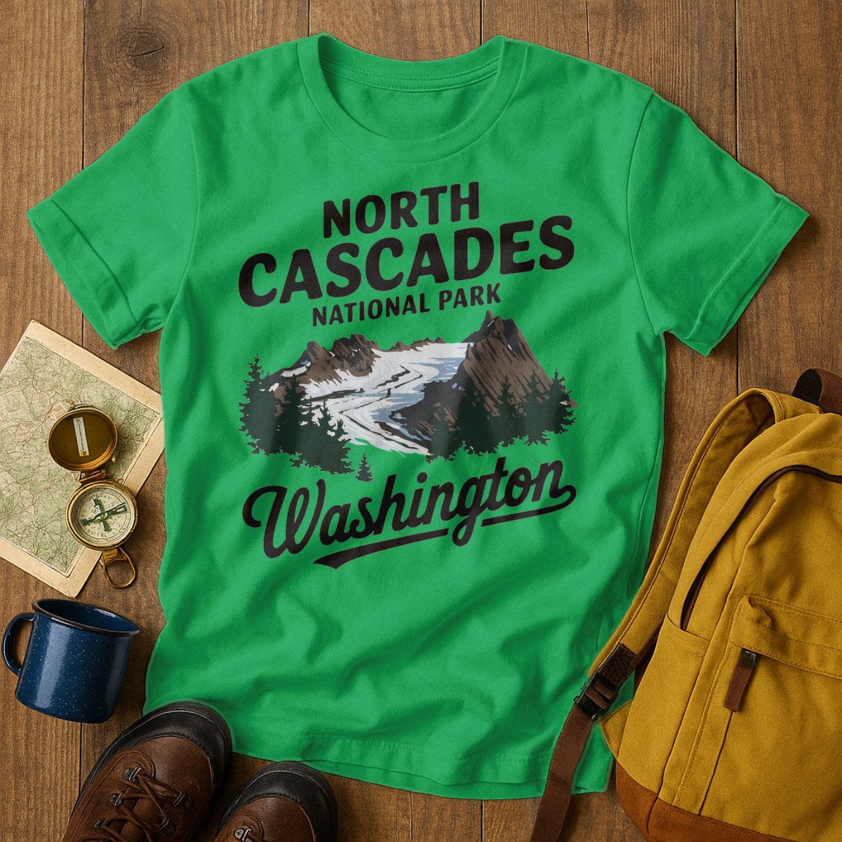 North Cascades National Park Washington T-Shirt product type