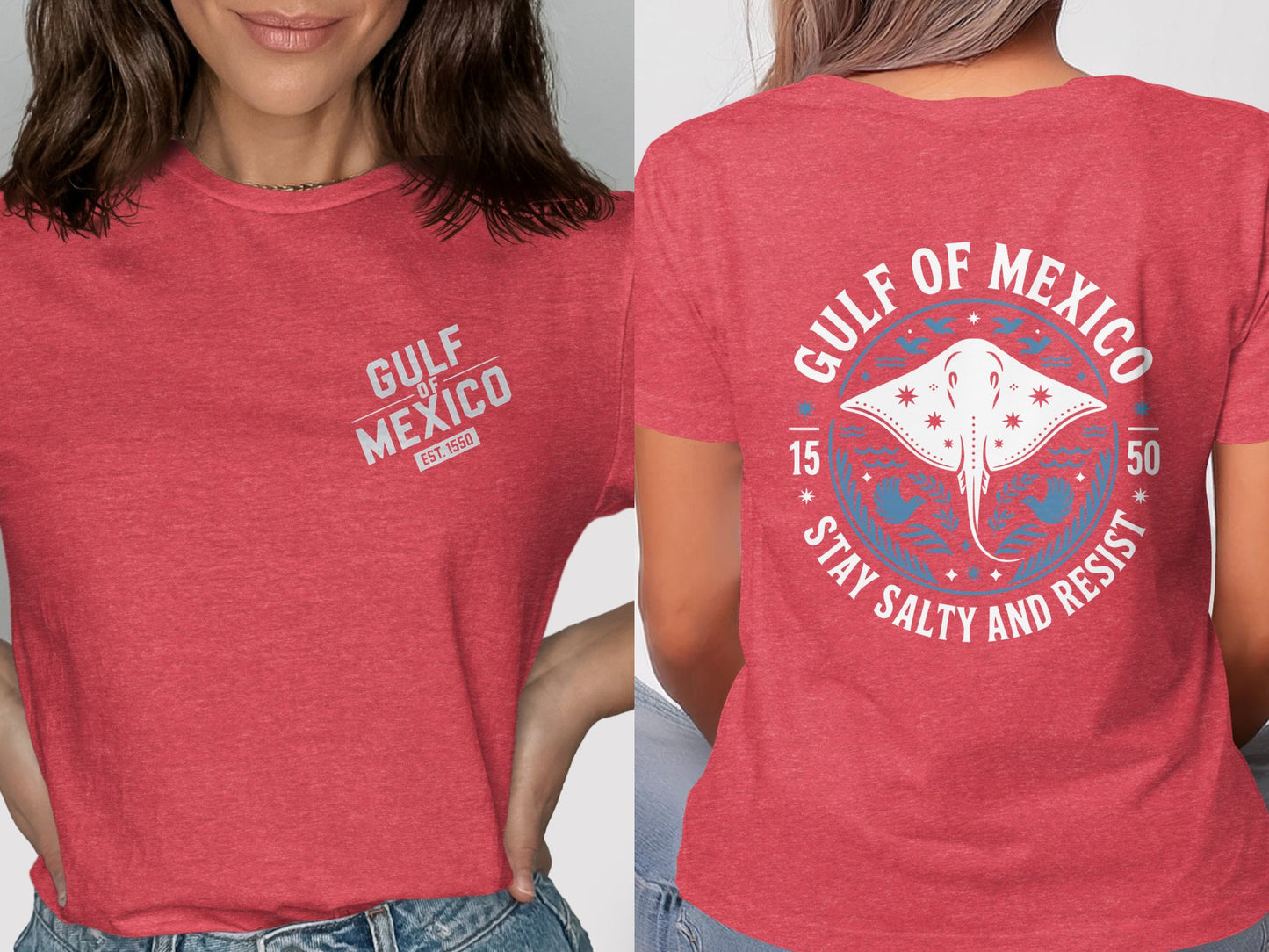 Gulf of Mexico Stay Salty and Resist T-shirt product