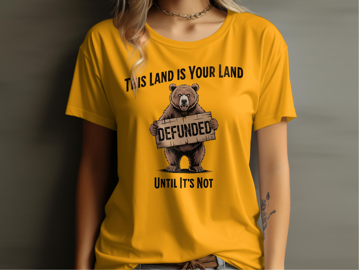 This Land is Your Land Defunded Graphic T-Shirt product type