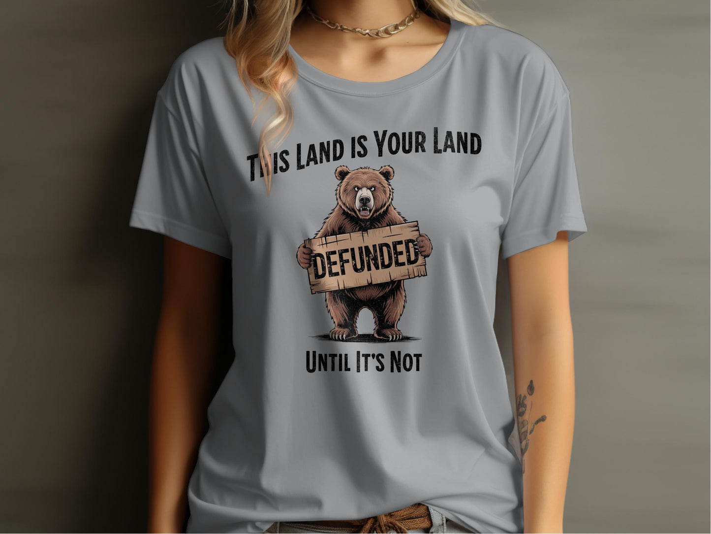 This Land Is Your Land Defunded Graphic T-shirt product type