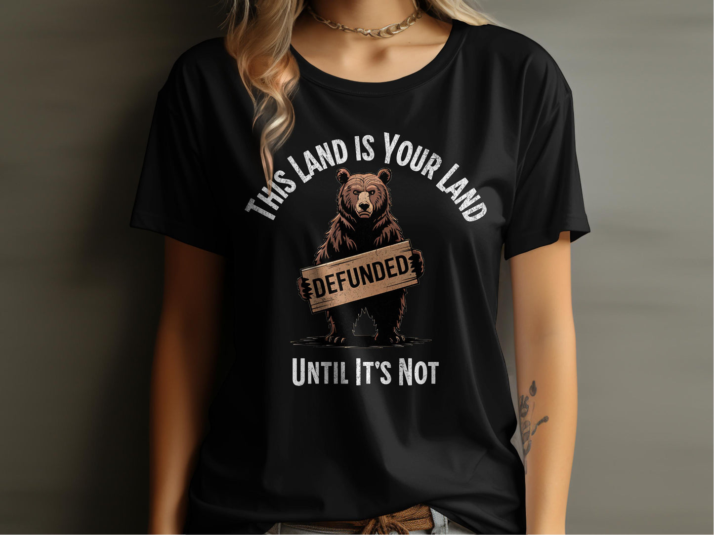 This Land Is Your Land Defunded Until It's Not shirt