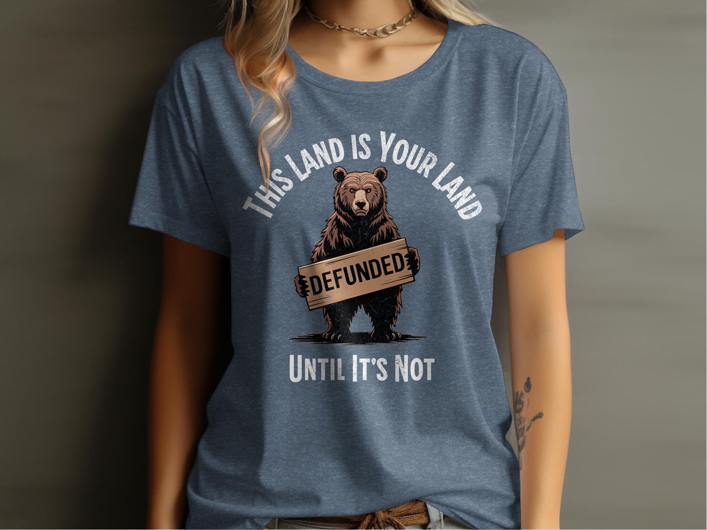 This Land Is Your Land Defunded Graphic T-shirt product type