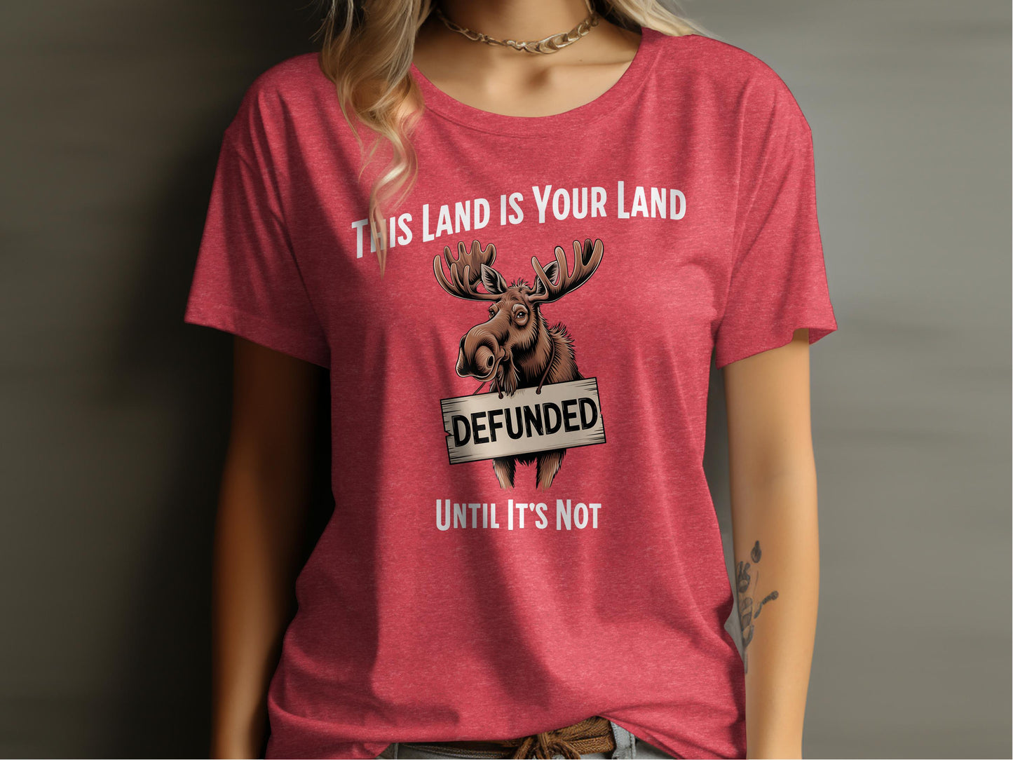 This Land Is Your Land Defunded Until It's Not shirt