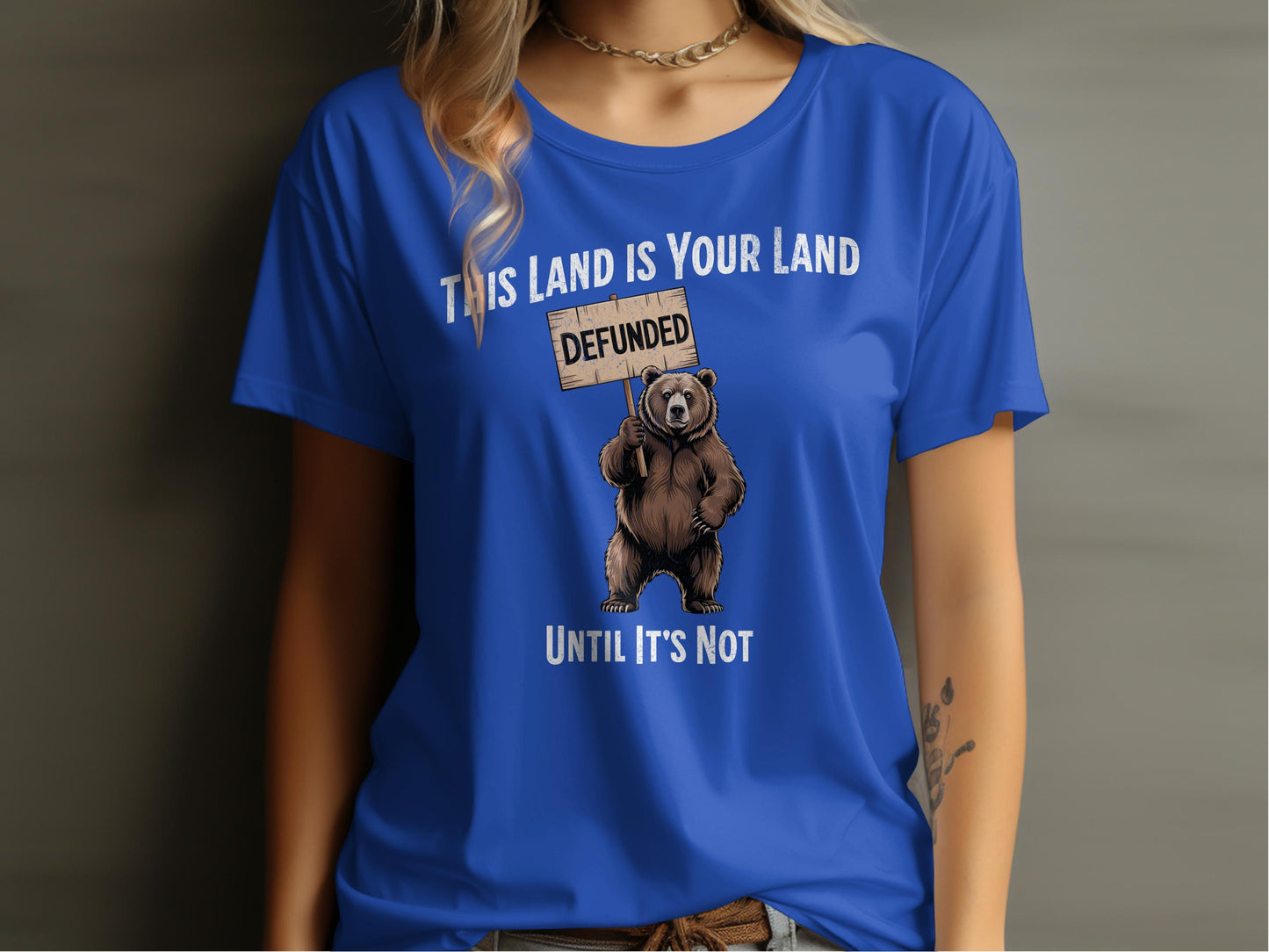 This Land is Your Land Defunded Graphic Tee product type