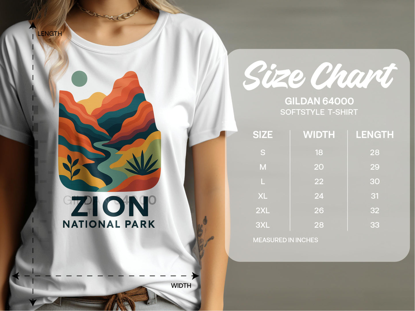 Zion National Park Graphic T-shirt product type