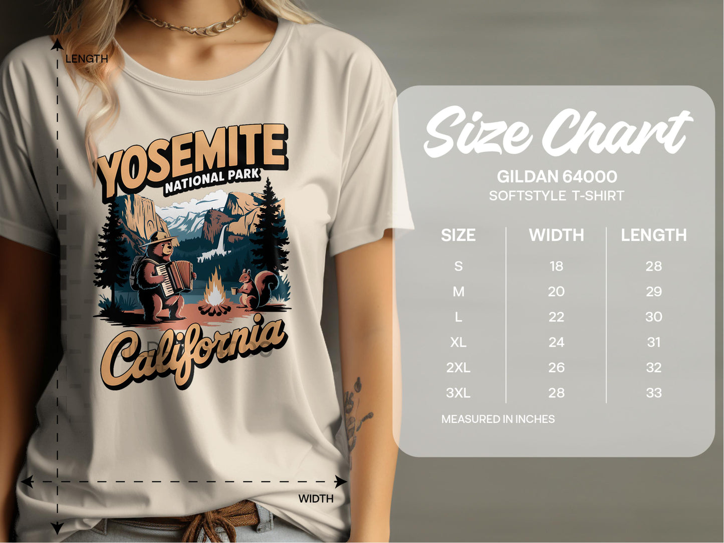 Yosemite National Park California Softstyle T-Shirt product