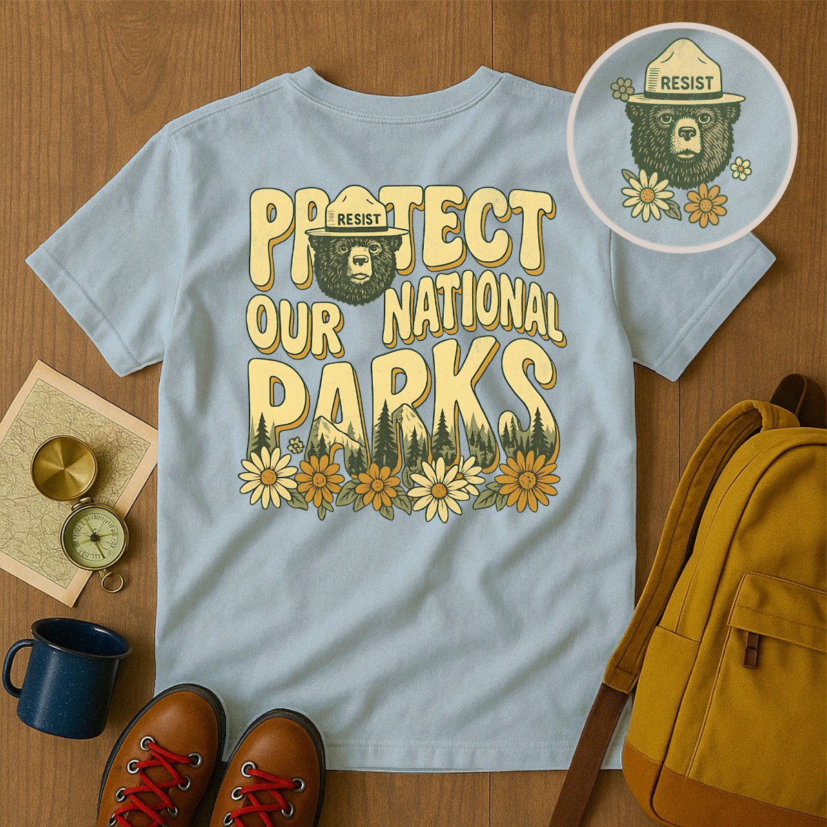 Protect Our National Parks Resist Bear Shirt product