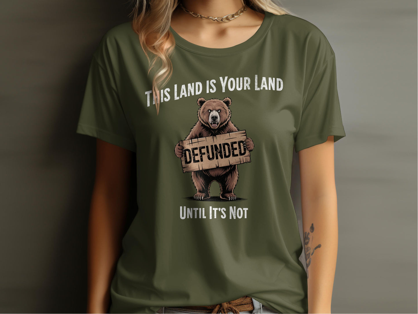 This Land Is Your Land Defunded Until It's Not shirt product