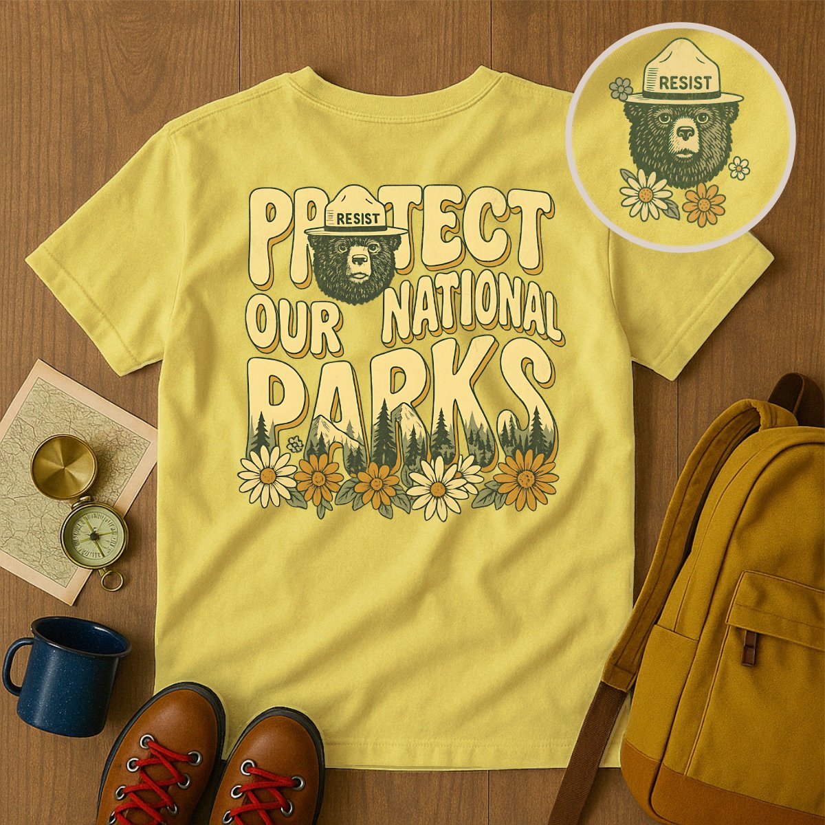Protect Our National Parks Resist Bear Shirt product