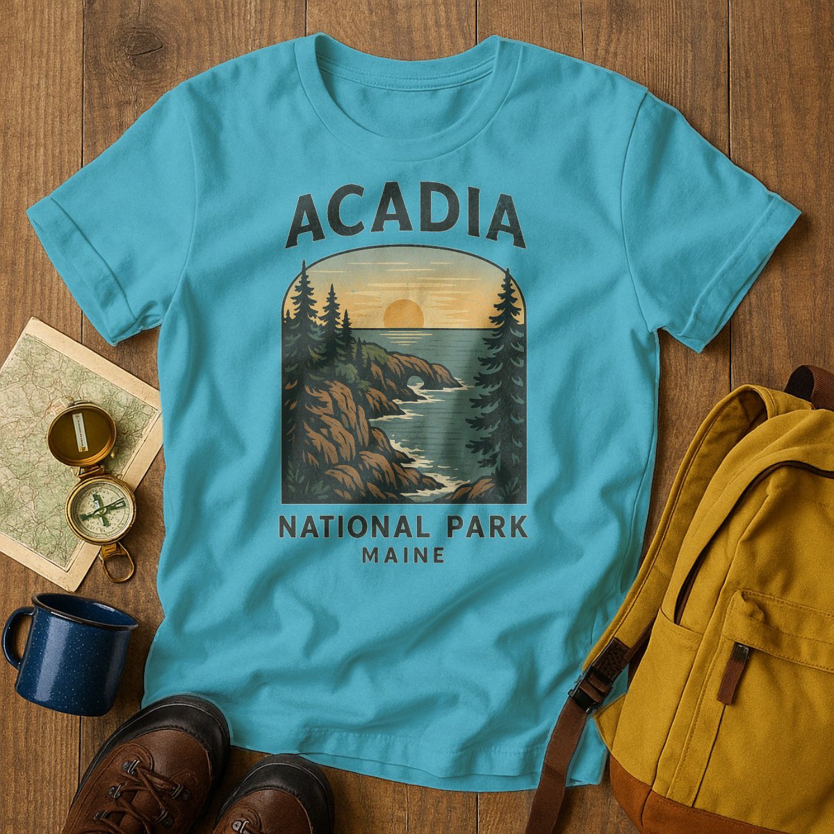 Acadia National Park Maine Design T-Shirt product