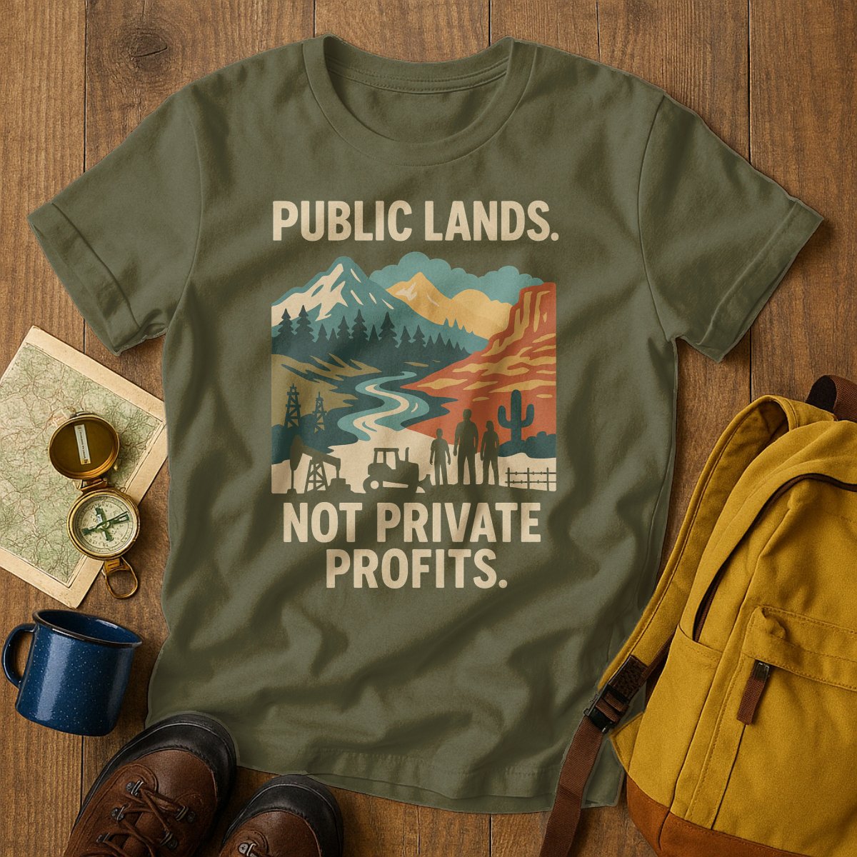 Public Lands Not Private Profits T-shirt product type