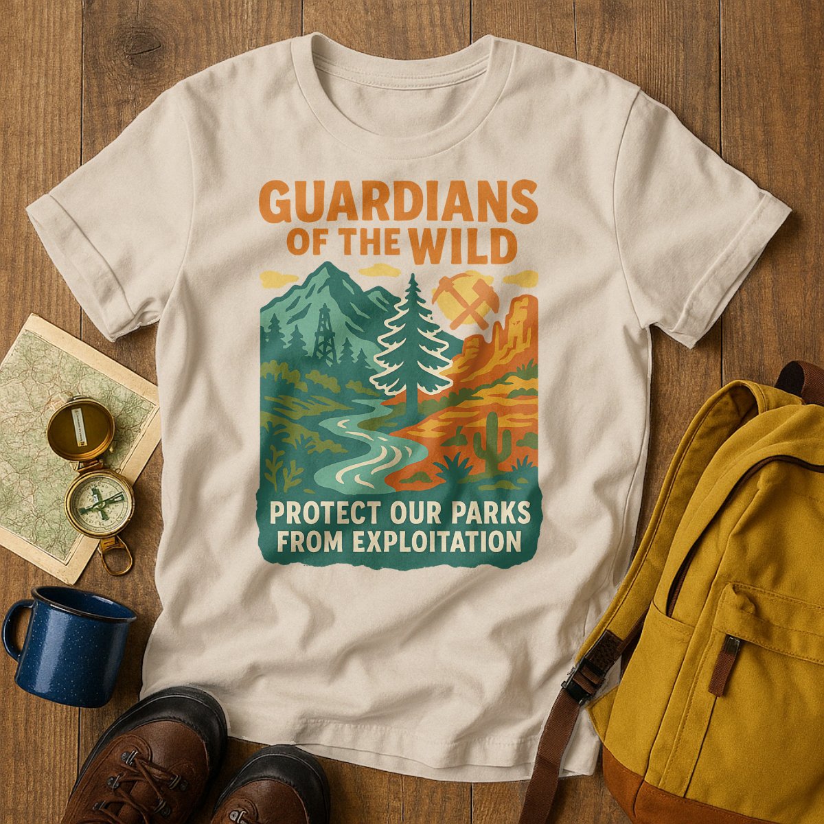 Guardians of the Wild Protect Our Parks Graphic T-Shirt