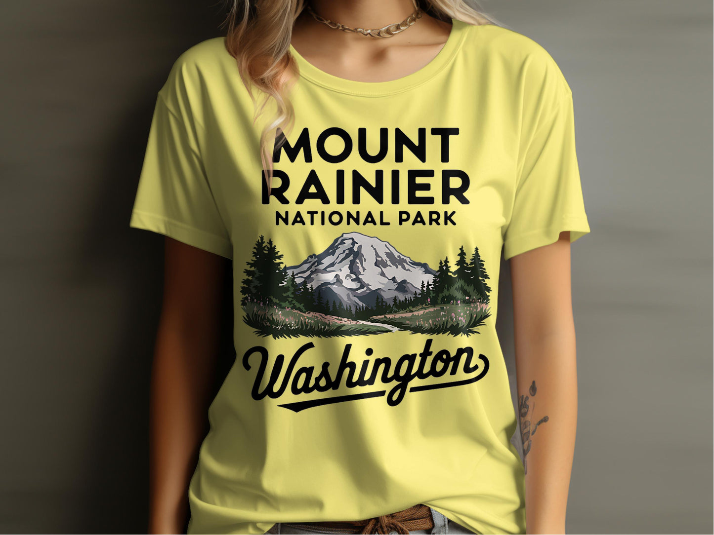 Mount Rainier National Park Washington T-Shirt