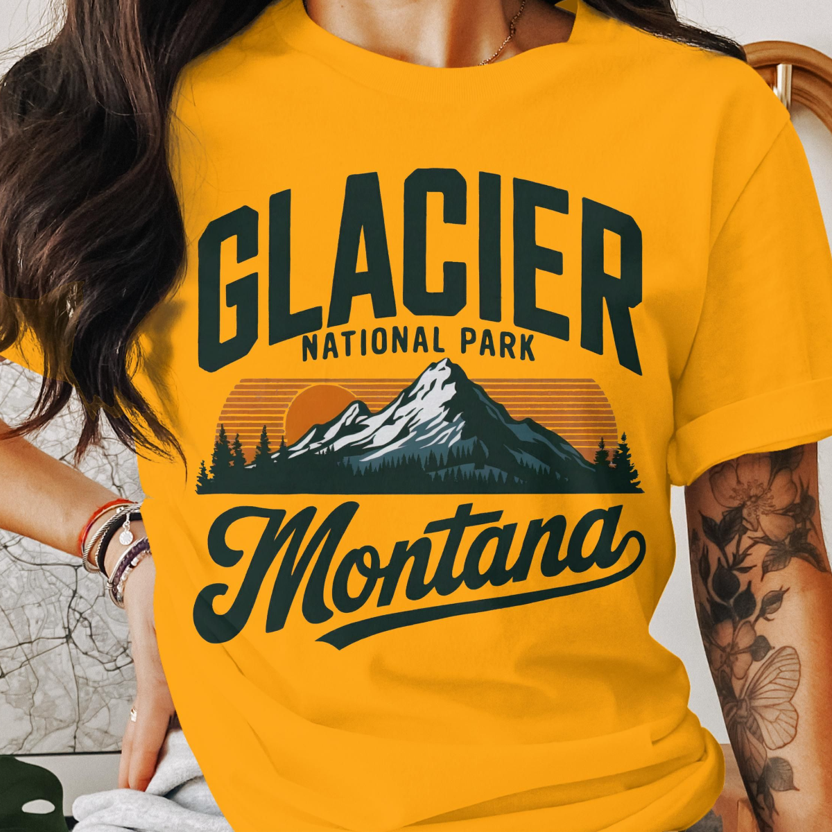 Glacier National Park Montana T-Shirt