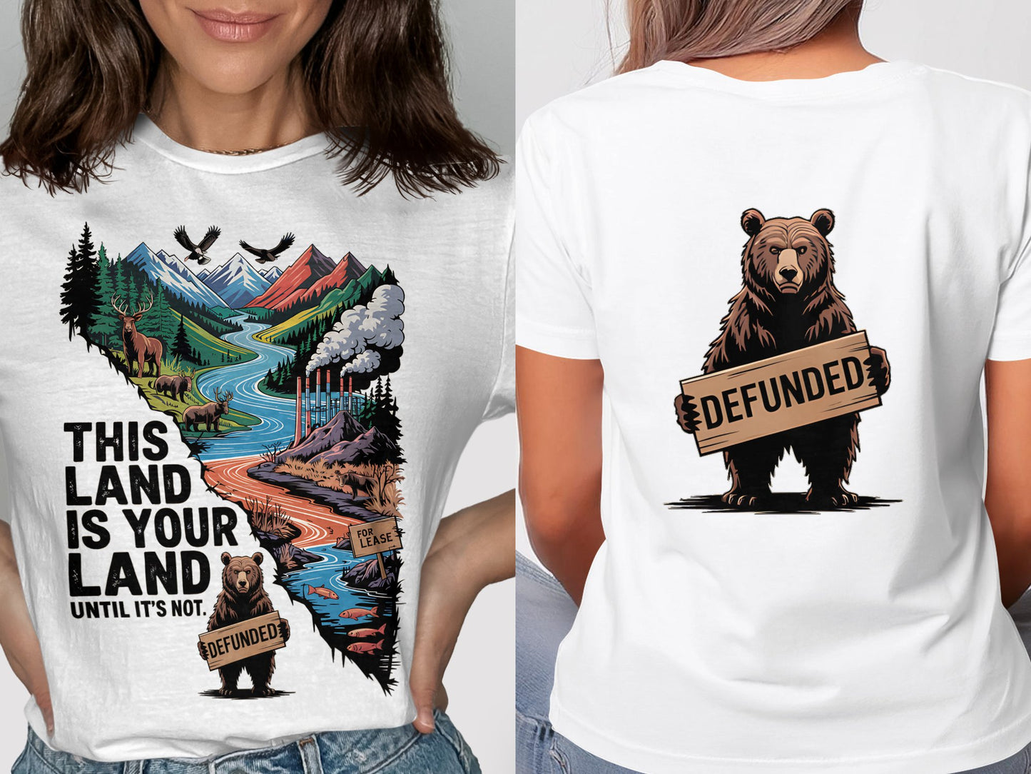 This Land Is Your Land Defunded Graphic Shirt product