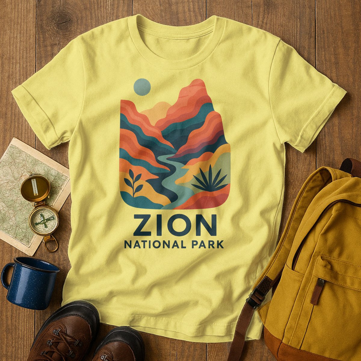 Vintage Zion National Park Graphic Tee product