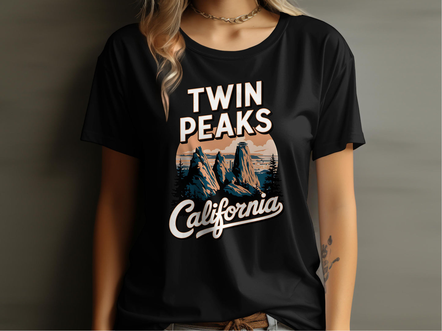 Twin Peaks California Graphic Tee Shirt product type