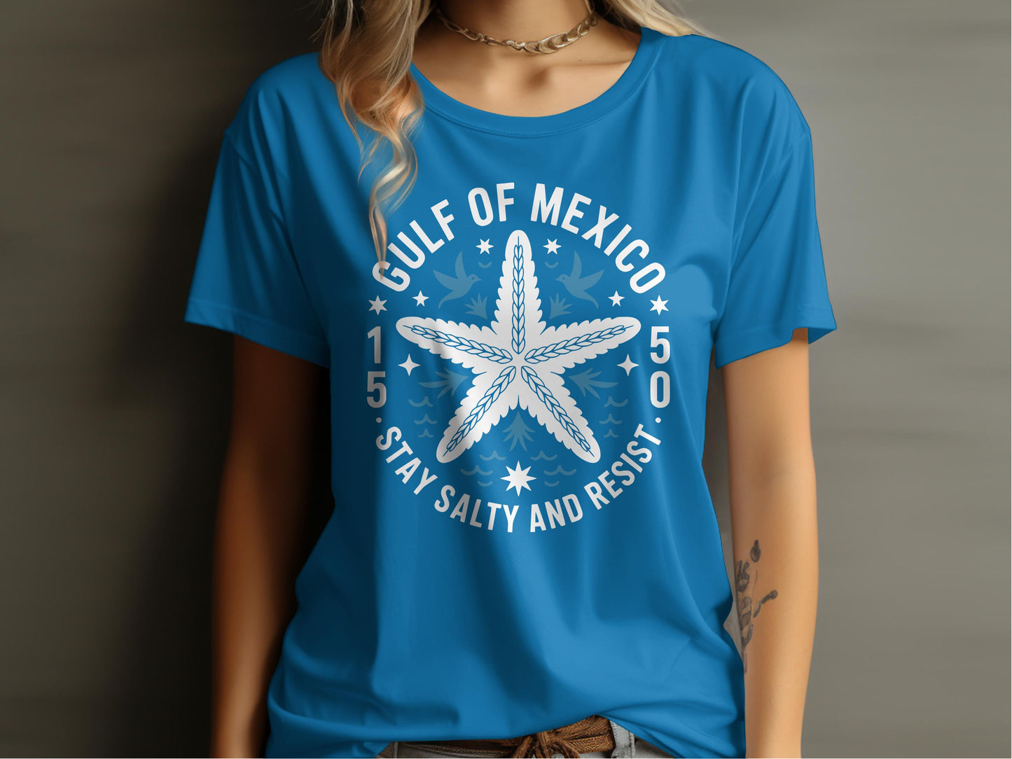 Gulf of Mexico Stay Salty and Resist graphic shirt product