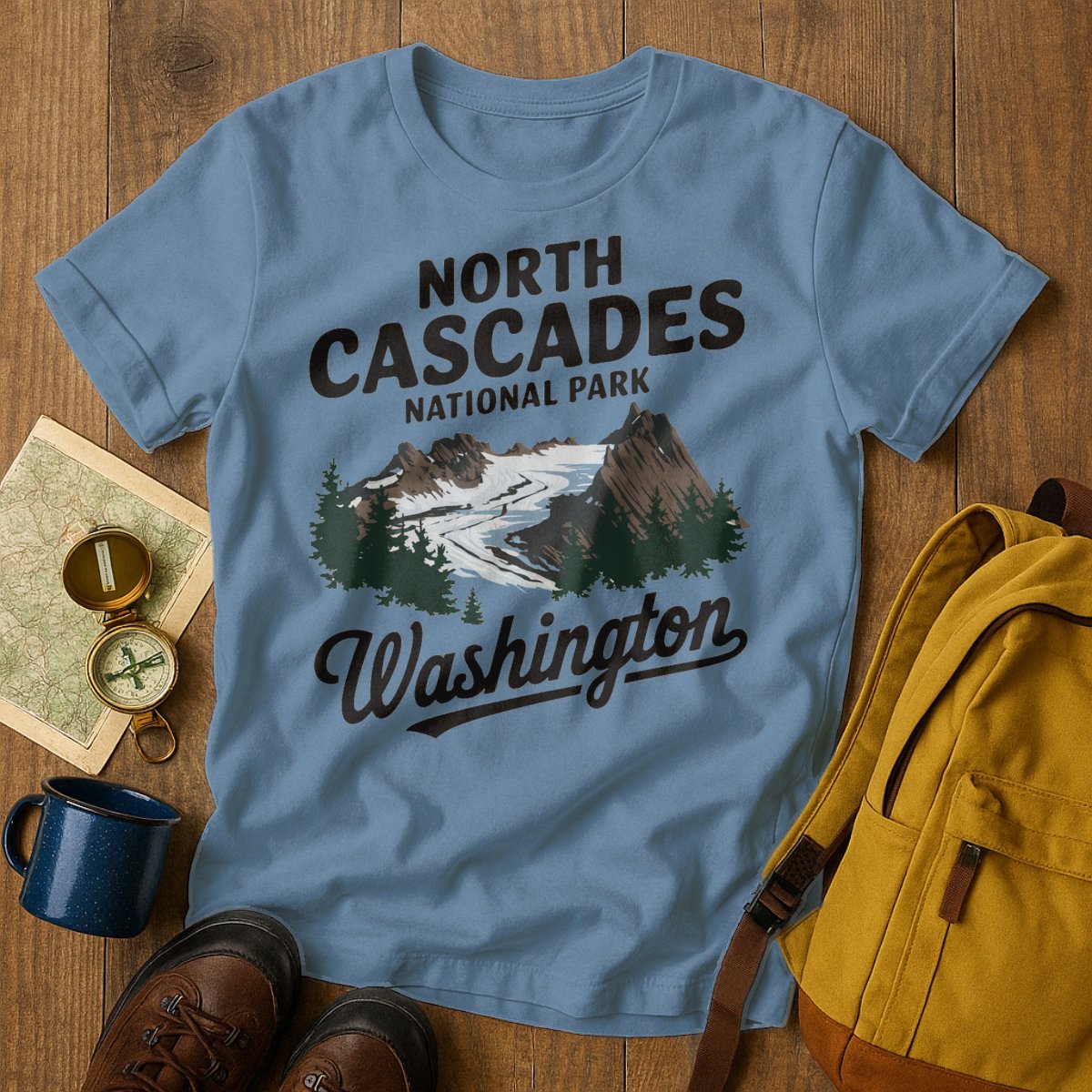 North Cascades National Park Washington T-Shirt product type