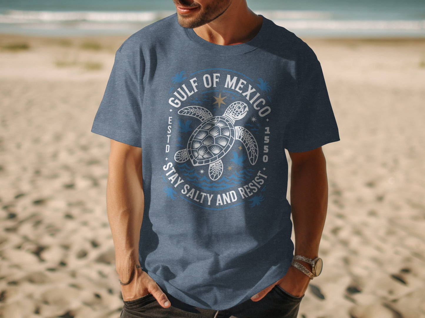 Gulf of Mexico Stay Salty and Resist T-shirt product type
