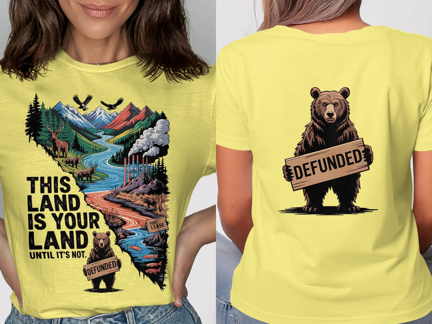 This Land is Your Land Defunded Graphic T-Shirt product