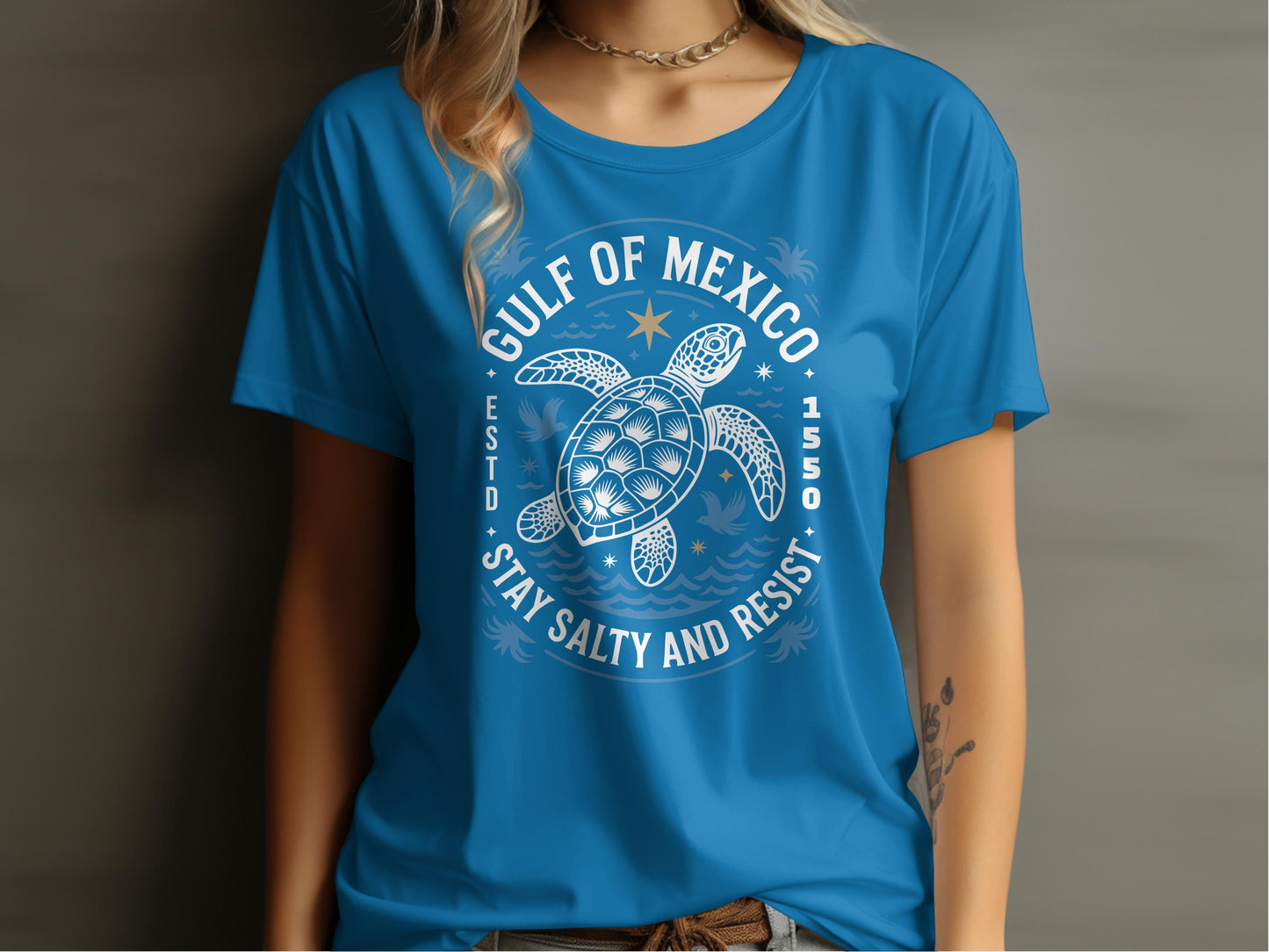 Gulf of Mexico Stay Salty and Resist T-shirt product type