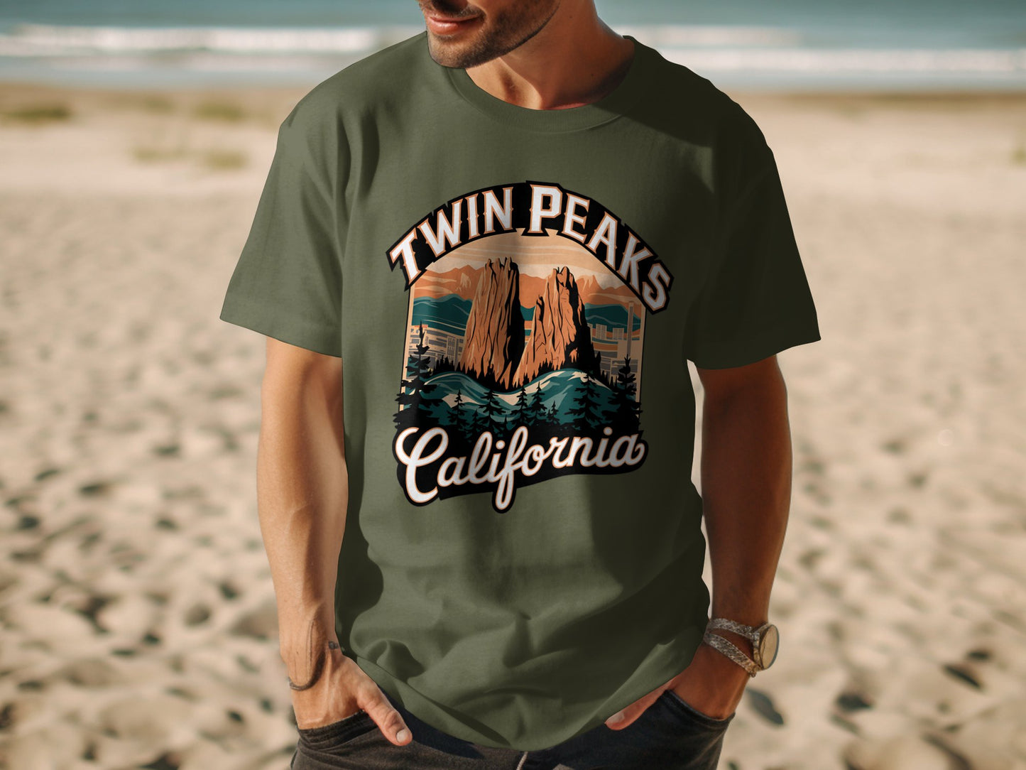 Twin Peaks California Graphic Tee Shirt product type